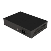 Interruptor POE de red de 48V, sistema de cámara CCTV con 4/8 puertos, 10/100M, IEEE 802,3 af/at, sobre Ethernet, cámara IP