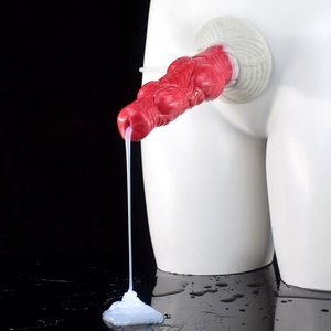 NNSX Wolf <b>Dildo</b> Knot Sex Animal Penis with Suction Cup for Women Animal Spiral Pattern Flexible Silicone Masturbator Sex Shop - Product Image 4