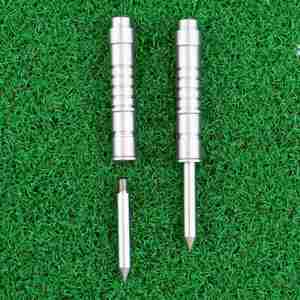 Herramienta de Reparación de Divots de Golf Marca WL, Diseño Antirrayas con Patrón Teñido, Acero Inoxidable Estampado, Accesorio Portátil para Reparación de Césped, Modelo 247 - Product Image 6