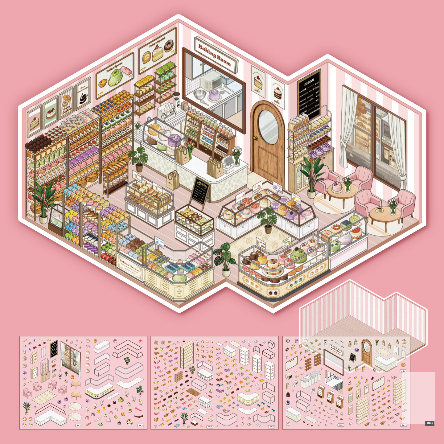 Cake Story-pink