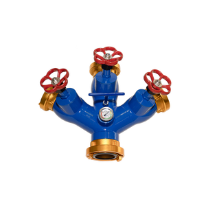 Volla Válvula Divisora de Agua para Manguera Contra Incendios de 3 Vías con Manómetro, Válvula en Y de Aluminio 6061 con Estabilización de Flujo de Alta Presión de 2.5 MPa - Product Image 4