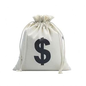 Sac à chaussures en coton brossé doux avec cordon de serrage, imprimé avec un logo personnalisé, emballage cadeau, sac à chaussures de luxe en coton - Product Image 5