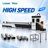 Mesin Pemotong Laser Serat 6kW Mesin Pipa 6K Pemotong Laser Tabung Logam CNC