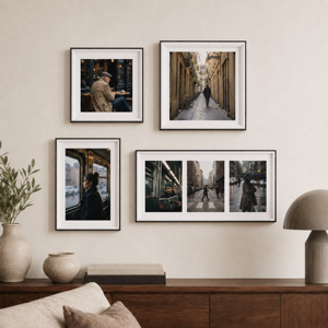 Marco de Fotos de Madera MDF al por Mayor, Marco de Fotos Personalizado Negro <span class=keywords><strong>para</strong></span> Mesa o Pared, <span class=keywords><strong>para</strong></span> Decoración del Hogar, Sala de Estar - Product Image 2