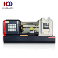 Tour CNC horizontal robuste CK61100, commande Fanuc/GSK, moteur 220V en option, précision de positionnement élevée