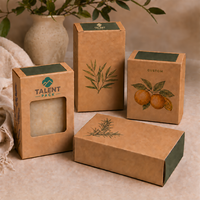 Boîte d'emballage de produit OEM de haute qualité, papier cartonné blanc, boîtes à savon personnalisées pour l'emballage de vente au détail