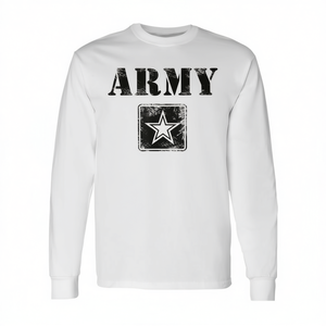 T-shirt à manches longues pour garçons, style militaire, design tactique américain - Product Image 2