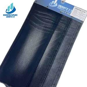 Black Black Heavy Weight Stock Fabric Twill And Denim High Quality Denim Fabric For Sale