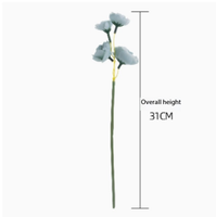 Fleur artificielle Youlin à quatre têtes Lulu Bud en gros, pour bouquet de mariage, décoration artisanale style INS pour vase domestique DIY