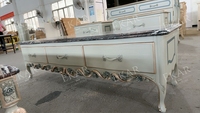 Armoire TV de luxe en bois, 1 pièce, meuble de salon, rétro classique et luxueux, Design fantaisie, pour Table TV