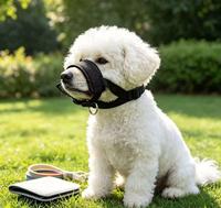 Muselière pour chien réglable en nylon, anti-morsure, anti-aboiement, silencieuse, pour l'entraînement des chiens, empêche les éclats de colère et le traînement sur la laisse