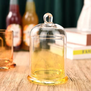 Campana di Vetro di Lusso Trasparente all'Ingrosso per Candele in Vari Colori Cloche a Cupola in Vetro per Decorazione Portacandele in Vetro per Aromaterapia in Stock - Product Image 3