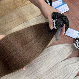 Hot Sale I Tip Hair Extensions 100% Vietnamese Human Hair No <b>tangle</b> No Shedding Silky and Smooth Wholesale - Product Image 3