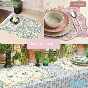 Tươi Phong Cách Màu Sắc Tươi Sáng Hoa Nhà Máy Trái Cây In Placemat Đảng Nhà Bếp Trang Trí Nội Thất Chịu Nhiệt Bảng Bìa - Product Image 6
