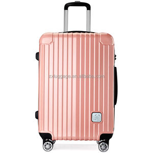 Valise à roulettes bleu foncé 20/24/28 pouces avec logo personnalisé - Product Image 4