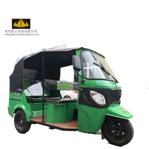 JUYUN heißer Verkauf 3 Rad Tuktuk Passagier Benzin motorisierte Dreirad Rikscha für Erwachsene