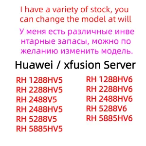 Huawei Oceanstor 5310 5300 2600 2288H V3 V5 V6 Dual CPU 2U Servidor Network System Storage Rack Server