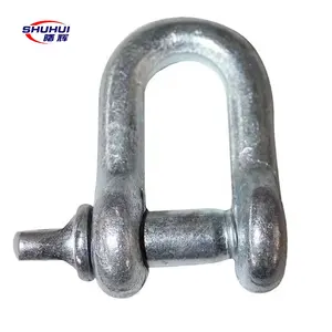 G2150 Bow Shackle With Safety Bolt Pin Heavy Duty Drop Forged Steel US Type