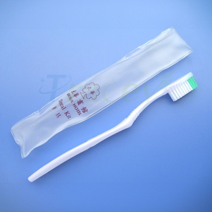 Kit dentaire écologique et biodégradable pour hôtels avec brosse à dents et dentifrice à manche en paille de blé pour restaurants et voyages - Product Image 2