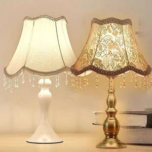 European-Style Retro LED Table Lamp Dimmable Intelligent Sensor <b>Remote</b> <b>Control</b> Modern Creative Design for Bedroom Wedding Rooms - Product Image 5