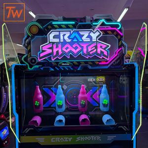 Nouvelle conception de machine d'arcade en fer, simulateur de tir à monnayeur Crazy Shooter, version anglaise pour centre de jeux - Product Image 2