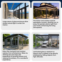 Véranda en aluminium design avec des profils minimalistes et des lignes de vue fines pour une expérience de vision panoramique sans obstruction