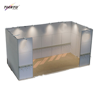 Stand TIANYU pour Salon de la Mode, Présentoirs de Chaussures, Exposition 8x10, Stand d'Exposition 9x4 Mètres