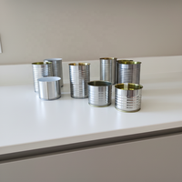 Petite boîte métallique cylindrique portable de 30g, boîte de rangement pour échantillons, 100ml