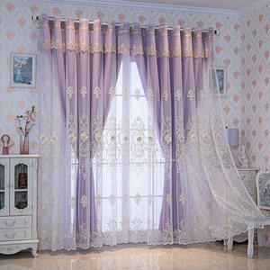 Rideaux à une couche haut de gamme de style européen Tissu moderne simple Translucidus Sheer - Product Image 2