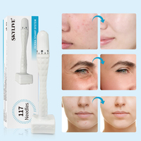 Produit ponctuel Titanium Derma Tampon réglable Masseur de cuir chevelu 140 Système de perfusion Rajeunissement de la peau et lèvres plus dodues-Dissolvant de rides