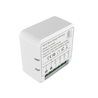 Interrupteur intelligent WiFi 4 canaux, mini-interrupteur intelligent Tuya Smart Life, télécommande sans fil, module 4 gang, compatible avec Alexa Google Home