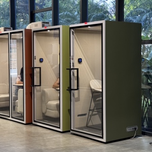 Cabine téléphonique acoustique portable insonorisée pour une intimité moderne et un poste de travail concentré Art-s/m/l Art'pod - Product Image 1