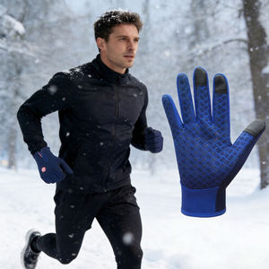 Gants de moto pour le sport de plein air, design tendance, hiver, épaissis, coupe-vent, chauds, compatibles avec les écrans tactiles - Product Image 3
