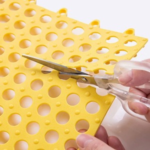 Tapis de bain antidérapant en PVC, tapis de salle de bain en maille souple, tapis antidérapant en plastique, tapis de massage des pieds, tapis de toilette à emboîtement, tapis de douche - Product Image 5