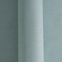 Papier peint vinyle non tissé bleu uni de fabrication allemande, structure textile, décoration intérieure, cuisine, salon, salle de bain, salle de sport