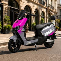Potente Motocicleta Eléctrica de 72V 1500W con Pantalla LCD Inteligente y Sistema de Alarma con Doble Control Remoto, Batería de 72V 20AH para Adultos
