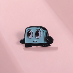 Sming Pins Máquina De Pão Bonito Esmalte Pins Custom Cartoon Film Movie Broches Lapel Badges Presente Engraçado Jóias para Crianças Amigos - Product Image 2