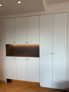 Armario Vestidor Moderno de Lujo de Alta Gama, Diseño Elegante Hecho a Medida, Forma de L, Puertas de Madera Contrachapada y Aglomerado Pintado, Estantes para <span class=keywords><strong>Dormitorio</strong></span> - Product Image 5
