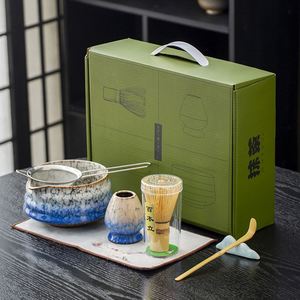 Traditional Song Dynasty <b>Tea</b> Ordering Tools Ceramic Matcha Bowl and Whisk Holder <b>Tea</b> Stirrer Matcha Brush Matcha Whisk <b>Set</b> - Product Image 4