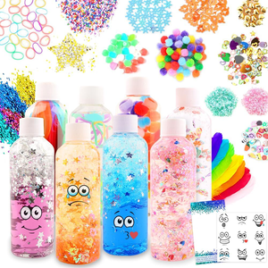 Biểu Tượng Tùy Chỉnh 100Ml Chai Nhựa Rỗng Rõ Ràng Cảm Giác Làm dịu Chai Cho Trẻ Con Tự kỉ Trẻ Em - Product Image 1