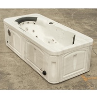Baignoire de Luxe Écologique à Hydrothérapie avec Jets, Jacuzzi en Acrylique à Contrôle Informatique pour Hôtels et Villas Modernes