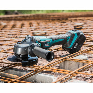 8791840 EXTOL SHARE20V Amoladora Angular de 125 mm con Motor sin Escobillas de Alta Potencia y Batería de Iones de Litio de 20 V y 2 Ah - Product Image 1