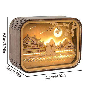 Rompecabezas 3D de Madera Personalizado Wenchuang, Modelo de Gato de la Ciudad <span class=keywords><strong>Prohibida</strong></span>, Decoración Artesanal de Estilo Nacional, Regalo, Juguete DIY, Edades 0-24 - Product Image 2