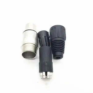 ONLYOA 4 Pin New Xlr Connector High Quality Mic Microphone Audio Adapter Connectors Male Plug Female Socket