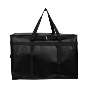 Forro térmico de espuma con aislamiento térmico con logotipo personalizado elegante para <span class=keywords><strong>Uber</strong></span> Eats, bolsa de entrega de alimentos, bolsas enfriadoras con cremallera Ziplock para almacenamiento - Product Image 1