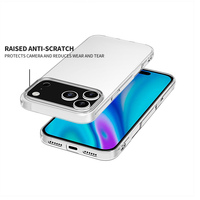 Coque de téléphone transparente en TPU pour iPhone 17 Air, Housse de protection cristalline pour iPhone 17 16 15 14 13 12 11 18 Pro Max