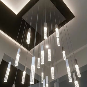 现代设计定制装饰不锈钢亚克力吊灯客厅酒店餐厅浴室LED吊灯 - Product Image 1