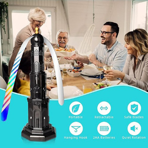 Bán Buôn Ngoài Trời Trái Cây Bay Fan USB Có Thể Sạc Lại Pin Mềm PVC Điện Bay Không Thấm Fan Cho Ngoài Trời BBQ - Product Image 6