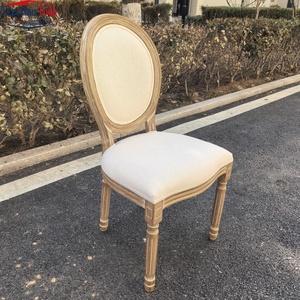 Silla de Comedor Redonda de Ratán con Respaldo, Estilo Mediterráneo Europeo, de Madera Maciza, Retro, de Lujo, para Hoteles y Restaurantes - Product Image 3