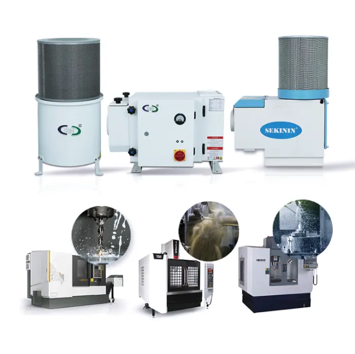 Promosi filter HEPA menggunakan kolektor kabut minyak penggunaan industri untuk mesin penggilingan CNC